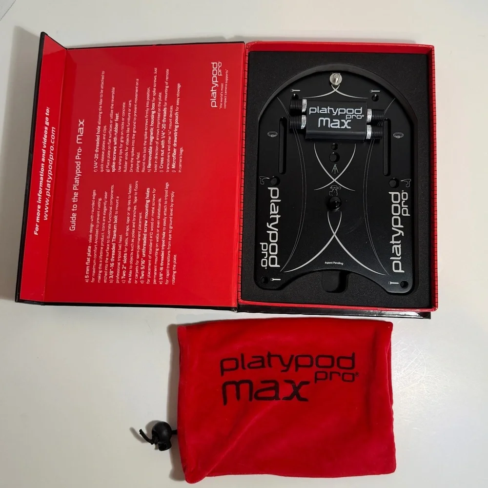 Platypod Pro Max Camera Support Plate NEW
